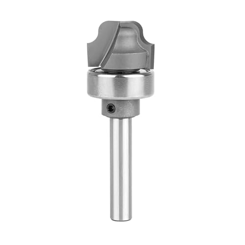 SpeTool Obst Saftrille Fräser Mit Lager 4mm Radius 8mm Schaft, Schüssel- und Tablett-Frässtifte Zur Herstellung von Entwässerungsrillen, Dekorativen Kanten und Individuellen Holzbearbeitungsprojekten von SpeTool