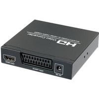 SpeaKa Professional AV Konverter SP-HD/SC-01 [SCART - HDMI, Klinke, Cinch-Digital] 1920 x 1080 Pixel von SpeaKa Professional