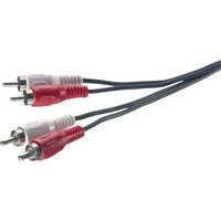SpeaKa Professional SP-1300368 Cinch Audio Anschlusskabel [2x Cinch-Stecker - 2x Cinch-Stecker] 2.50 von SpeaKa Professional