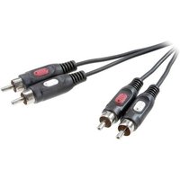 SpeaKa Professional SP-7870196 Cinch Audio Anschlusskabel [2x Cinch-Stecker - 2x Cinch-Stecker] 5.00 von SpeaKa Professional