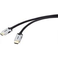 SpeaKa Professional HDMI Anschlusskabel HDMI-A Stecker, HDMI-A Stecker 2.00m Schwarz SP-9063172 Ultr von SpeaKa Professional