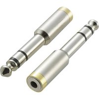 SpeaKa Professional SP-6672044 KKA-635 Klinke Audio Adapter [1x Klinkenstecker 6.35mm - 1x Klinkenbu von SpeaKa Professional