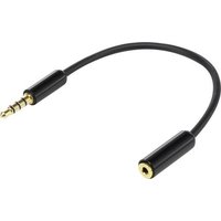 SpeaKa Professional SP-7870156 Klinke Audio Adapter [1x Klinkenstecker 3.5mm - 1x Klinkenbuchse 2.5 von SpeaKa Professional