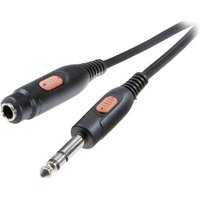 SpeaKa Professional SP-7870632 Klinke Audio Verlängerungskabel [1x Klinkenstecker 6.35mm - 1x Klink von SpeaKa Professional