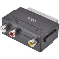 SpeaKa Professional SP-7870668 SCART / Cinch Adapter [1x SCART-Stecker - 3x Cinch-Buchse] Schwarz von SpeaKa Professional