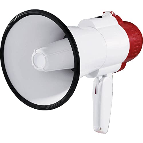 SpeaKa Professional XB-7S Megaphon integrierte Sounds, mit Haltegurt von Speaka