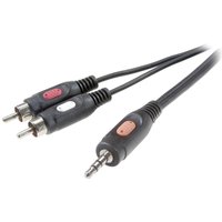 SP-7869920 Cinch / Klinke Audio Anschlusskabel [2x Cinch-Stecker - 1x Klinkenste - Speaka Professional SP-7869920 Cinch / Klinke Audio Anschlusskabel [2x Cinch-Stecker - 1x Klinkenste - Speaka Professional von SpeaKa Professional