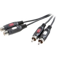 Speaka Professional - SP-7870384 Cinch Audio Verlängerungskabel [2x Cinch-Stecker - 2x Cinch-Buchse] 2 von SpeaKa Professional