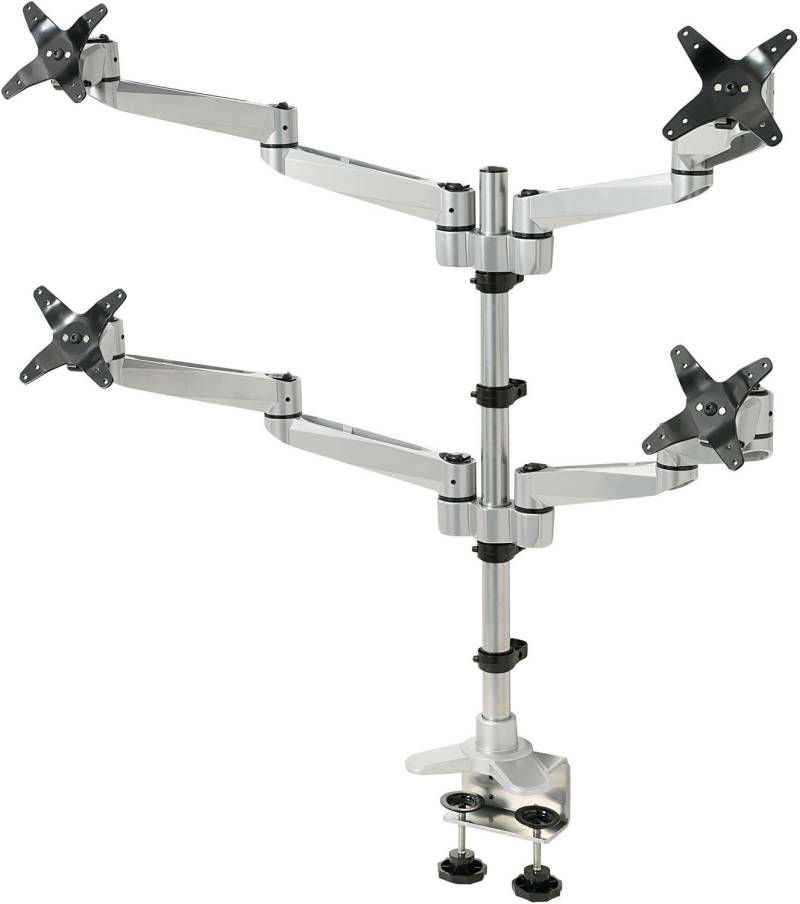 SpeaKa Professional SP-1624824 Swivel 4-fach Monitor-Tischhalterung Halterung von Speaka