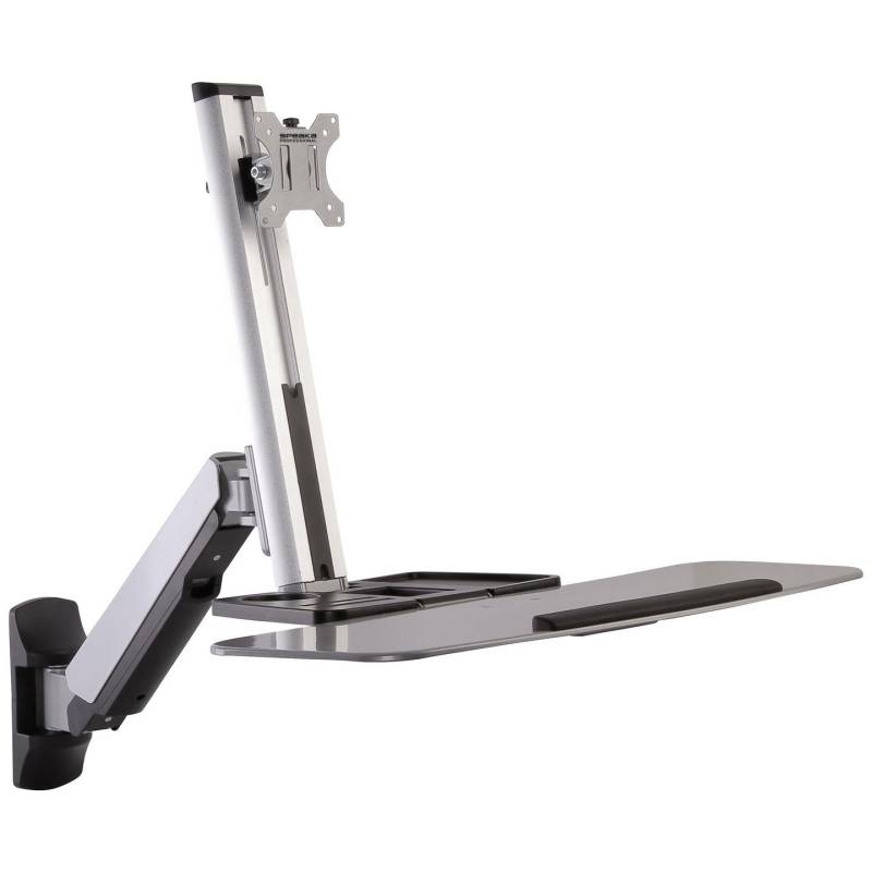 SpeaKa Professional SP-MM-705 1fach Monitor-Wandhalterung Höhenverstellbar von Speaka