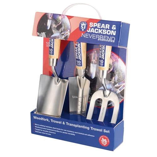 Spear & Jackson 3056GS Neverbend Edelstahl-Geschenk-Set, 3-teilig von Spear & Jackson