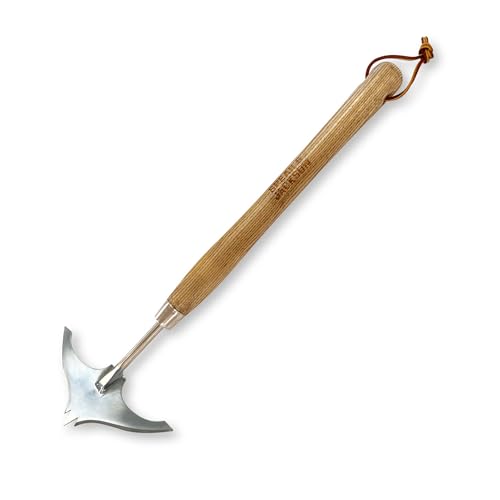 Spear & Jackson 4584SWH Flügelhacke mit kurzem Griff – Präzises Unkrautwerkzeug aus rostfreiem Stahl für Enge Bereiche, Terrassen & Kies – ideal zum Durchtrennen von Unkrautwurzeln von Spear & Jackson