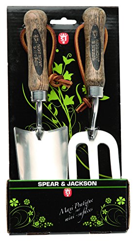 Spear & Jackson 50604 Set 2 Mini Werkzeug zu Blumen Edelstahl von Spear & Jackson