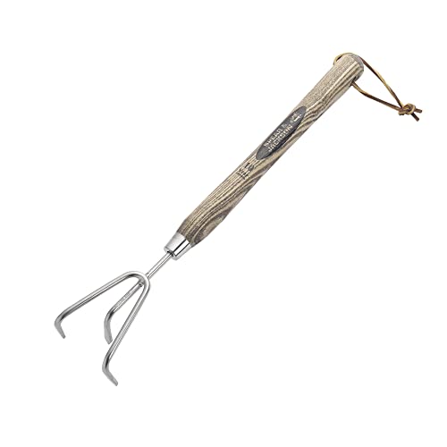 Spear & Jackson 5210PC Traditional Edelstahl-Gartenkralle, 3 Zinken, 30-cm-Griff, SIlber, 12-Inch von Spear & Jackson
