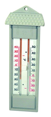 Spear & Jackson 53100 Mini Maxi Thermometer ohne Quecksilber, Grau von Spear & Jackson