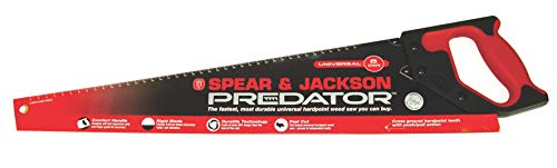 Spear & Jackson B9822 Predator Universal-Holzsäge, 55,9 cm x 8 Zähne pro Zoll von Spear & Jackson