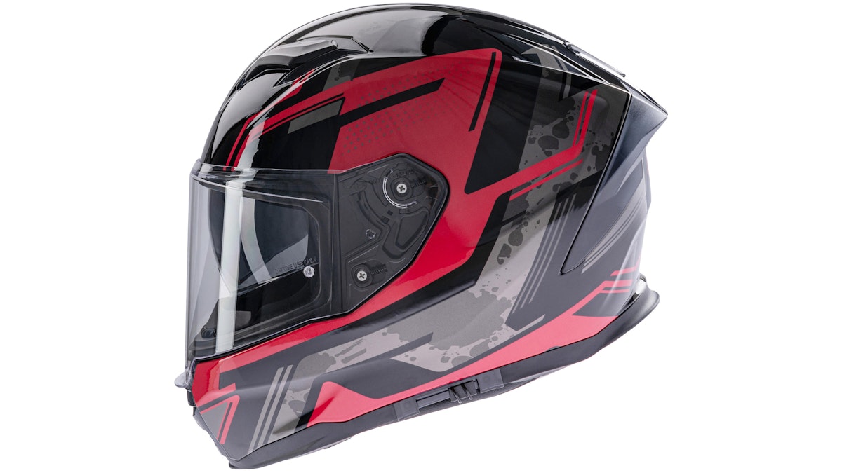 SPEC-X Integralhelm SX-82.03 Stinger L Rot, Schwarz & Grau Stinger von Spec X