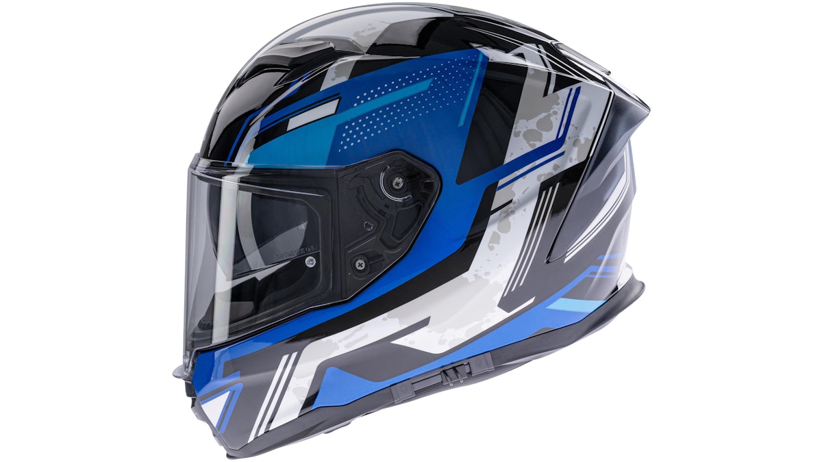 SPEC-X Integralhelm SX-82.03 Stinger XL Blau , Schwarz & Weiß Stinger von Spec X
