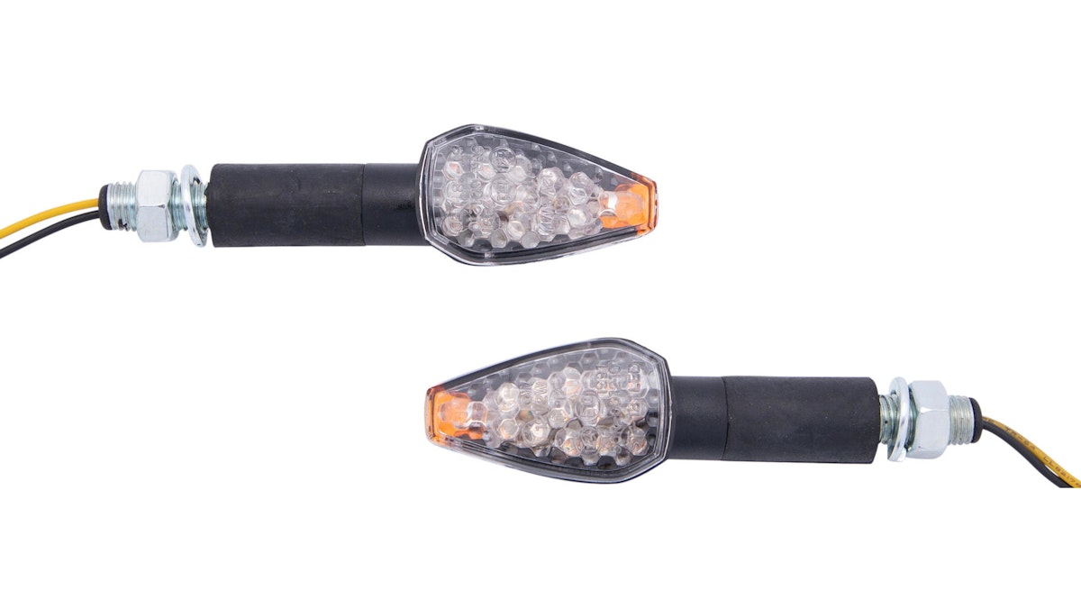 Spec-X LED-Blinker Tips Schwarz 40 mm Lang Paar Spec-X LED-Blinker Tips Schwarz 40 mm Lang Paar von Spec X