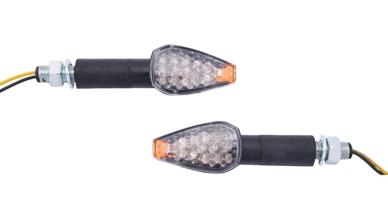 Spec-X LED-Blinker Tips Schwarz 40 mm Lang Paar von Spec X
