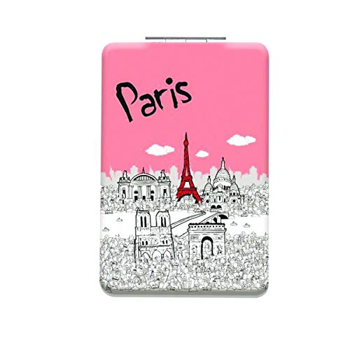 Spiegel Paris Pastel, 9.3 x 6.2 x 1.2 cm, 12 Stück von Specchi