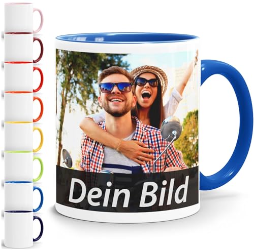 SpecialMe® Fototasse mit eigenem Bild personalisiert Fotogeschenke Tasse selber gestalten mit eigenem Foto und Text weiß-innen-royal standard von SpecialMe