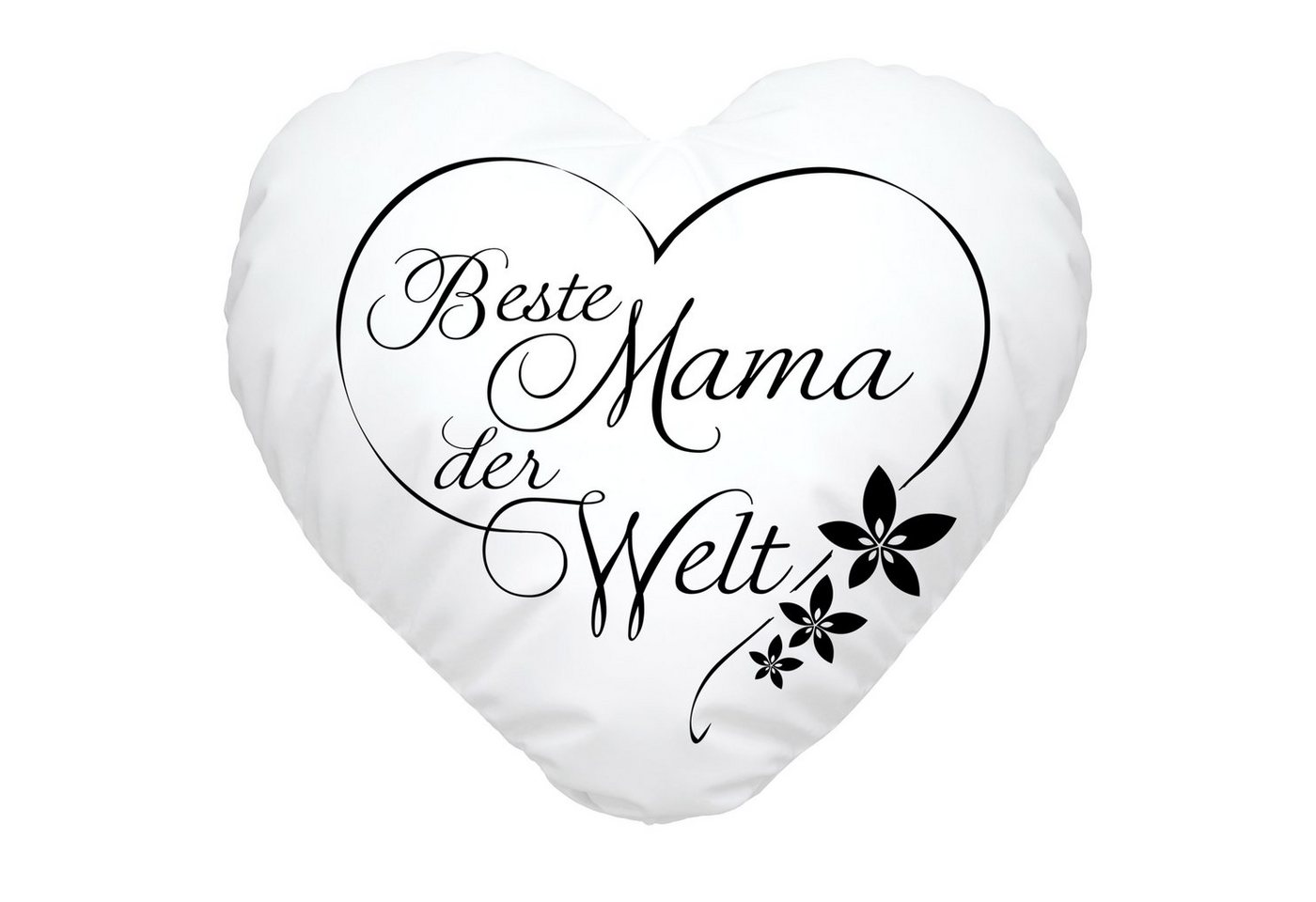 SpecialMe Dekokissen Herzkissen Beste Mama der Welt Geschenk für Mama Muttertag Weihnachten Geburtstag SpecialMe® von SpecialMe
