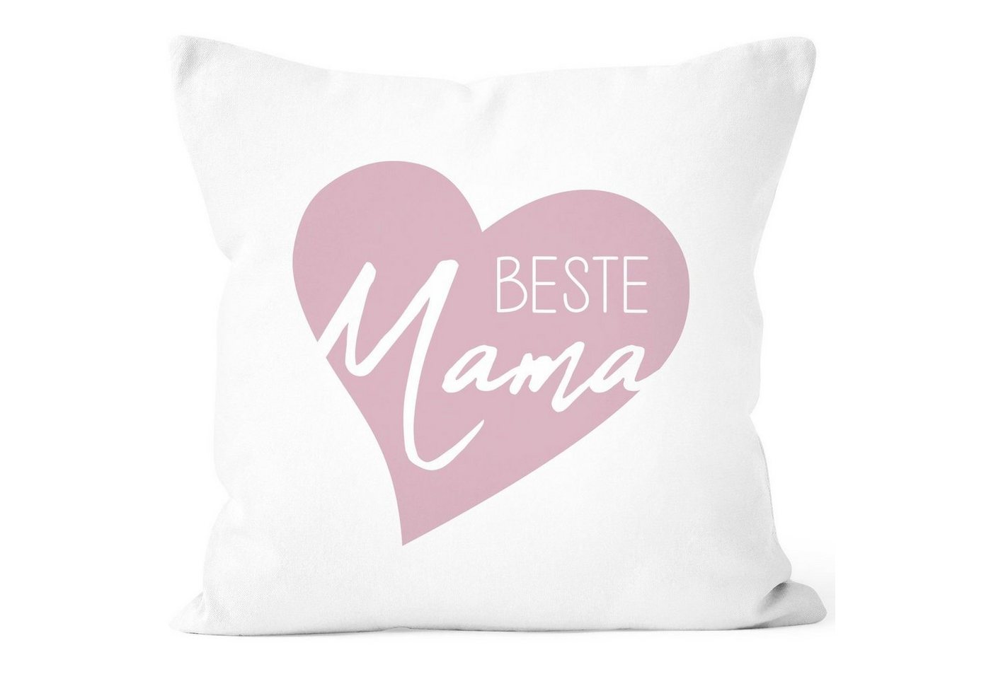 SpecialMe Dekokissen Kissen-Bezug Beste Mama Herz Geschenk für Mama zum Muttertag Weihnachten Geburtstag SpecialMe® von SpecialMe