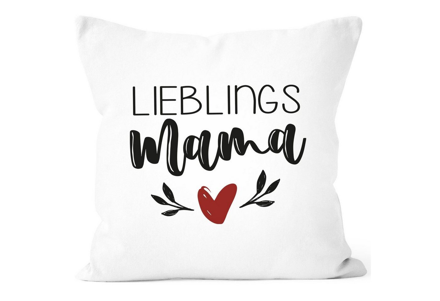 SpecialMe Dekokissen Kissen-Bezug Schriftzug Lieblingsmama Geschenk für Mama Muttertag Weihnachten Geburtstag SpecialMe® von SpecialMe