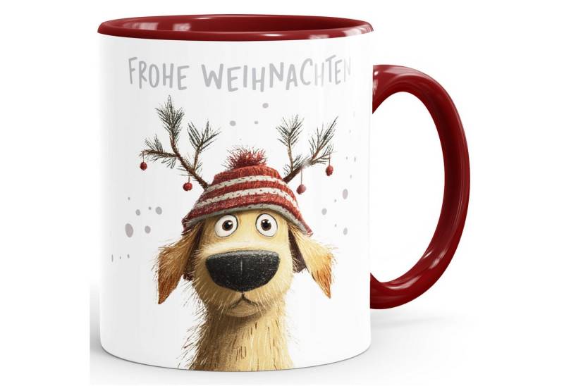 SpecialMe Tasse Weihnachtliche Kaffee Tasse mit Golden Retriever Motiv Lustiger, Keramik SpecialMe Tasse Weihnachtliche Kaffee Tasse mit Golden Retriever Motiv Lustiger, Keramik von SpecialMe