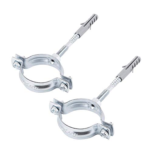 (2 Stück) Metallrohrhalterungen Clips Klemmen für Rohre mit einem Durchmesser von 47-55 mm (2) von Specialist