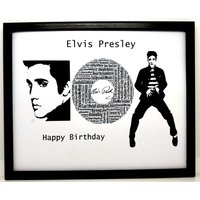 Neue Personalisierte Elvis Presley Wort Kunst Geburtstag Mutter Oder Vatertag Weihnachtsgeschenk Print Passt in Einen 8 "x 10" Rahmen Einzigartiges Neue Personalisierte Elvis Presley Wort Kunst Geburtstag Mutter Oder Vatertag Weihnachtsgeschenk Print Passt in Einen 8 "x 10" Rahmen Einzigartiges von SpecialnPersonal
