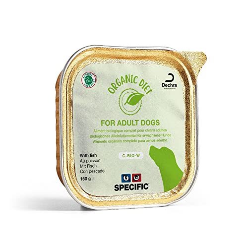 SPECIFIC 212104 Canine C-Bio-W Organic Fisch Box 4X5X150GR, Kunststoff von SPECIFIC