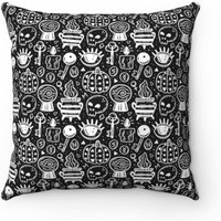 Witchy Throw Kissen - Halloween Gothic Dekor Decor Pagan Deko von Specimenz