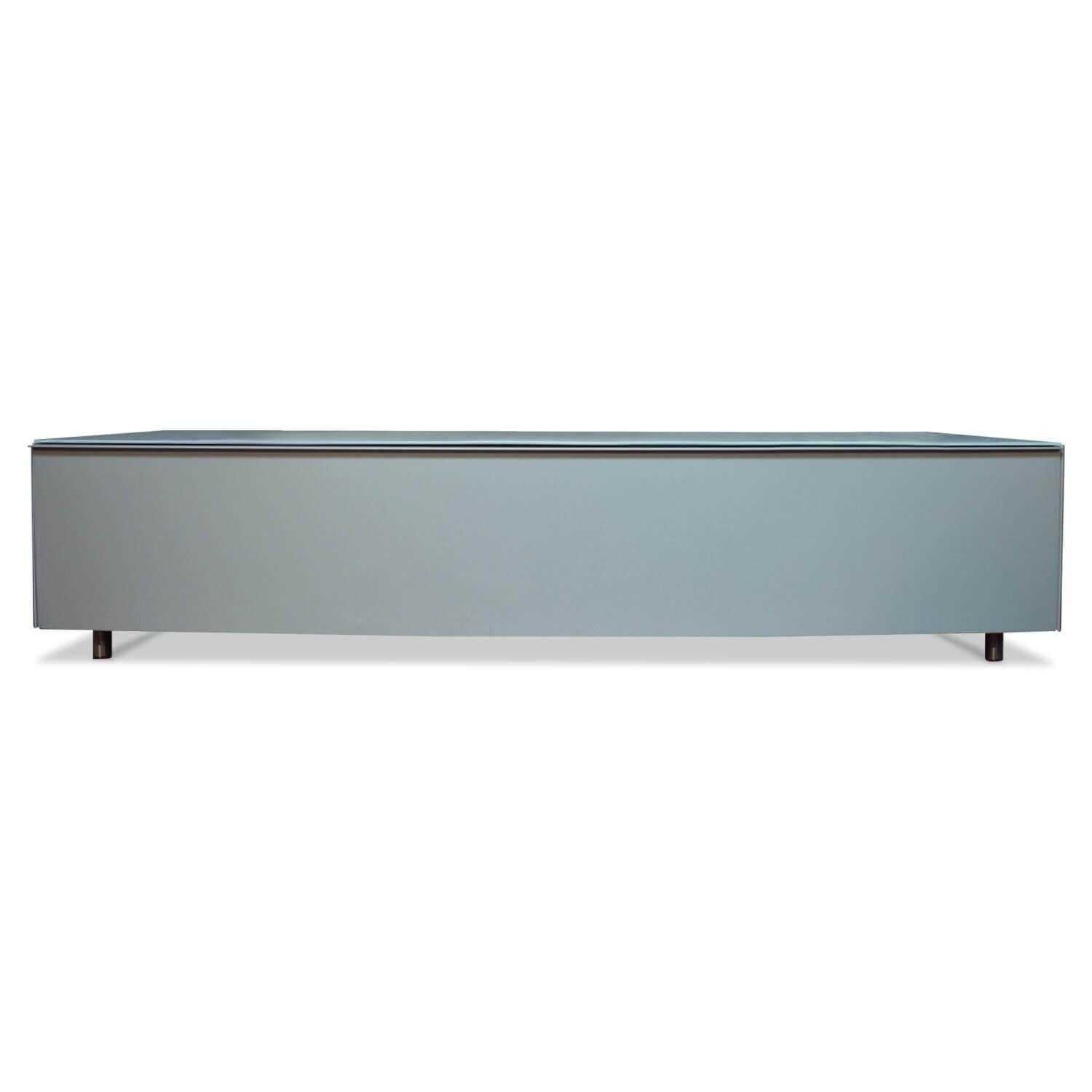 Sideboard Scala Silber Glas mit Rückwandbeleuchtung und TV-Halterung von Spectral Smart Furniture