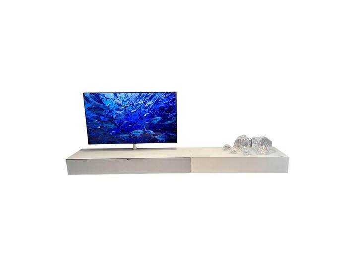 SPECTRAL Anbauschrank Media Lowboard Next Front Melamin Snow Glas Matt Snow SPECTRAL Anbauschrank Media Lowboard Next Front Melamin Snow Glas Matt Snow von Spectral