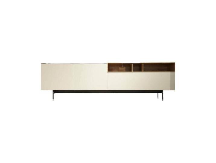 SPECTRAL Sideboard Sideboard Next Lack Snow Weiß Aufsatzregal Light Oak SPECTRAL Sideboard Sideboard Next Lack Snow Weiß Aufsatzregal Light Oak von Spectral