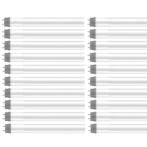 Spectrom 20er Pack 120cm G13 T8 LED Röhren 15,5W wie 36W 6500K Tageslichtweiß - aus Glas für KVG/VVG von Spectrom