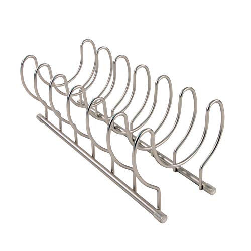 Spectrum 28678 Euro Topfdeckelhalter, satiniertes Nickel von Spectrum