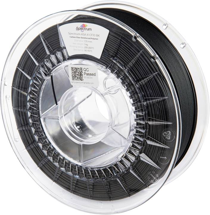 Spectrum Filaments 80716 Asa X Cf10 Filament Asa Kohlefaser Uv Beständig 1.75    B-Ware von Spectrum Filaments