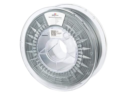 Spectrum Filaments 80918 Huracan PLA Aluminium Silver Filament PLA Highspeed Filament, Erhöhte Extrusionsrate 1.75mm 1000g von Spectrum Filaments