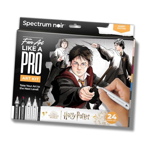 Spectrum Noir Pro Fan Art Set – 24-teilig – Harry Potter von Spectrum Noir