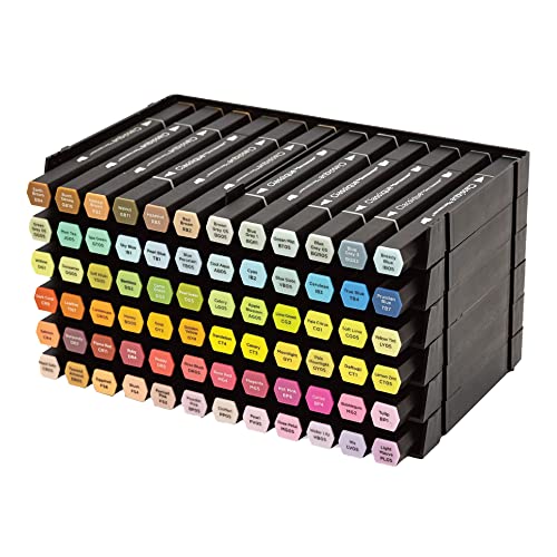 Spectrum Noir SPECN-UPT6 Universal-Stifttabletts Schwarz 6 Pack-Black, Plastic, one Size von Spectrum Noir
