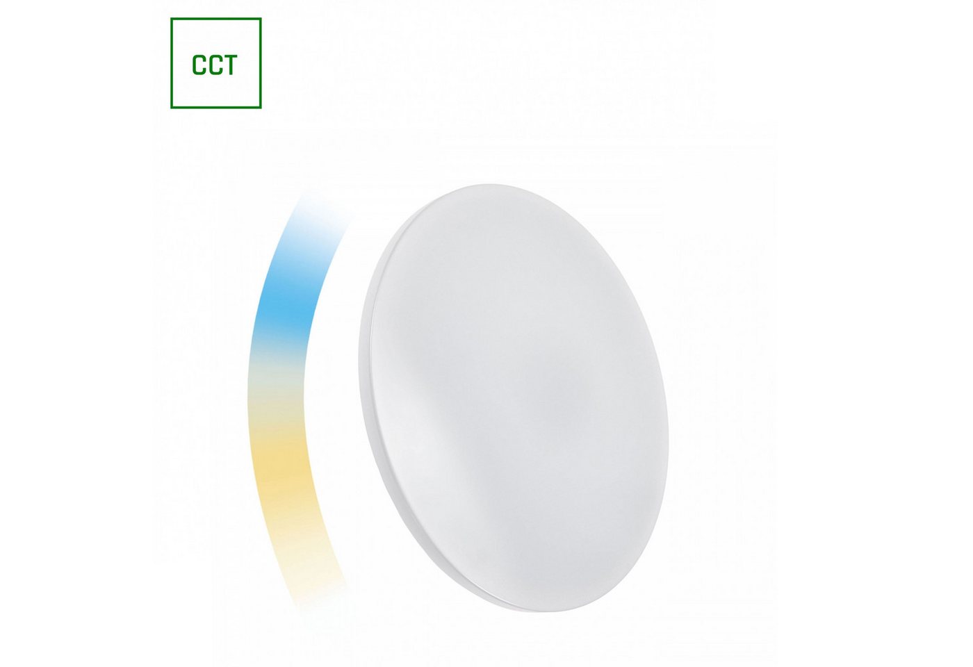 Spectrum SMART Deckenleuchte LED Smart Home Deckenleuchte 36W 2840lm Alexa Google 2700K-6500K DIMM, LED fest integriert, Farbwechsler, LED Deckenlampe von Spectrum SMART