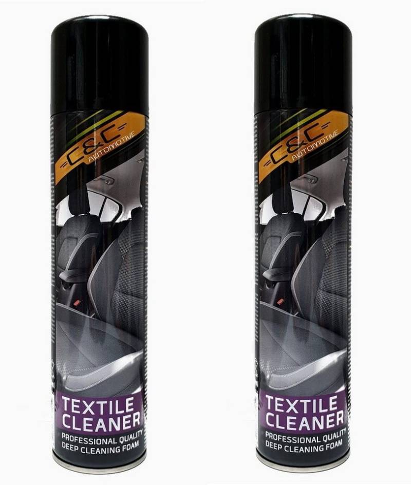 Spectrum Autowaschbürste 2 Dosen Textilreinigerspray a 400 ml von Spectrum