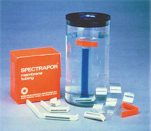 SPECTRUM 059270 Tube à dialyse SPECTRA/POR 6 en Cellulose Régénérée, Largeur à plat 38 mm von Spectrum