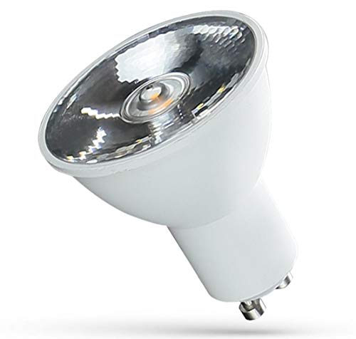 Spectrum 10° Abstrahlwinkel LED GU10 Strahler 6 Watt 400-460 Lumen Warmweiß/Neutralweiß/Kaltweiß (Warmweiß 3.000 Kelvin 400 Lm) von Spectrum