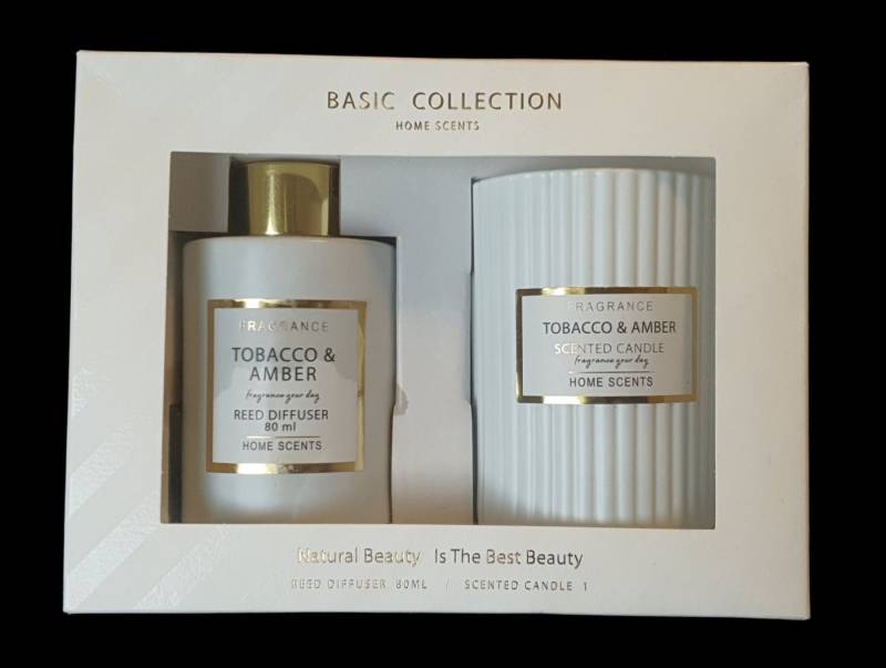 Spectrum Aromabox Geschenkset Kerze Diffusor 80 ml Aromaset Set von Spectrum
