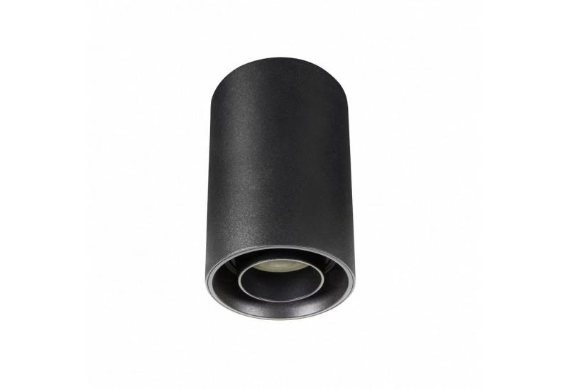 Spectrum Aufbauleuchte Chloe Spot GU10 schwenkbar schwarz Deckenleuchte IP20 max. 50W rund, Kein Leuchtmittel enthalten, Schwenkbar von Spectrum