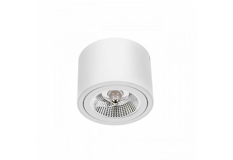 Spectrum Aufbauleuchte LED Chloe AR111 GU10 schwenkbar weiß Deckenleuchte IP20 max. 50W rund, Kein Leuchtmittel enthalten, Schwenkbar von Spectrum